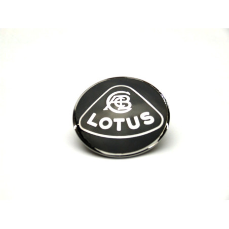 Lotus Nose Badge - Black/Silver Enamel