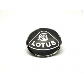 Lotus Nose Badge - Black/Silver Enamel