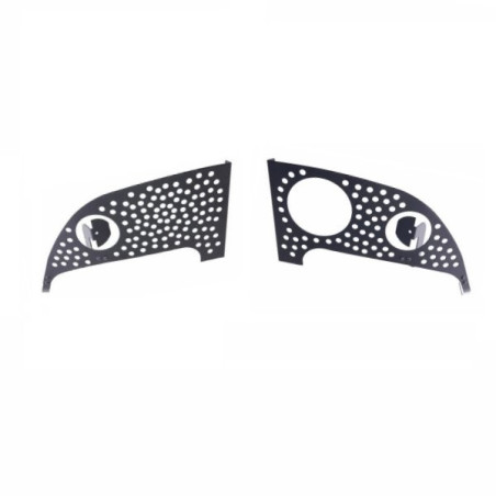 Rear Grille Set for Single-Exit Exhaust