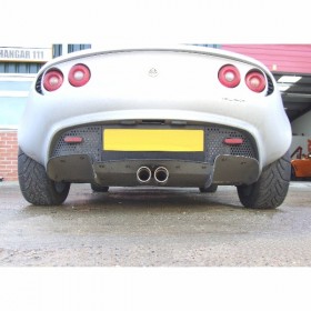 Signature Exhaust - Elise Exige Toyota 4cyl Twin Exit Long Tails Through Diffuser