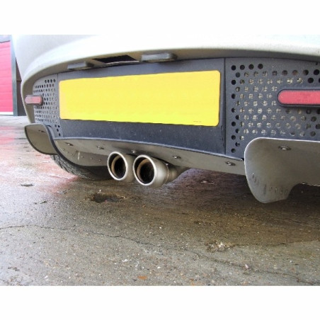 Signature Exhaust - Elise Exige Toyota 4cyl Twin Exit Long Tails Through Diffuser
