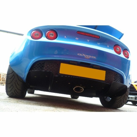 Signature Exhaust Oval Tail - Elise 111R/Exige S2/2-Eleven Toyota 4cyl Slash Cut Through Diffuser
