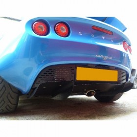 Signature Exhaust Oval Tailpipe - Elise 111R/Exige S2/2-Eleven Toyota 4cyl Slash Cut Through Diffuser