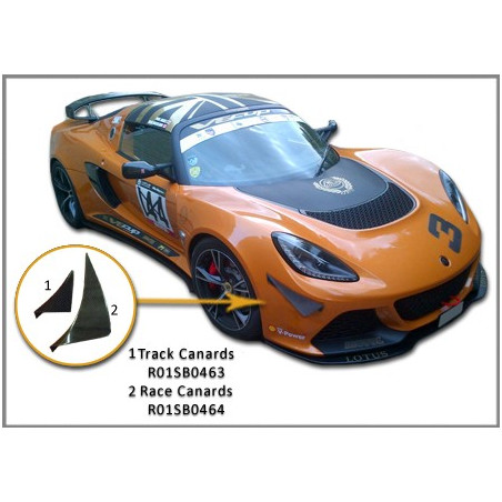 Exige V6 Carbon Fibre Front Canards
