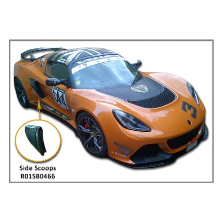 Exige V6 Carbon Fibre Side Scoops